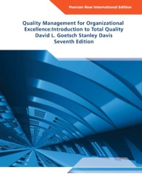 Quality Management For Organizational Excellence Ebook