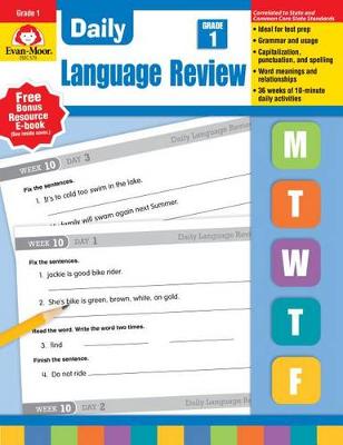 Daily Language Review, Grade 1 Teacher Edition