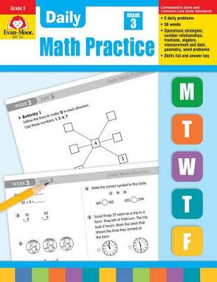 Daily  Math Practice, Grade 3