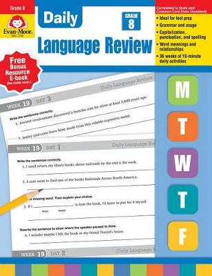 Daily Language Review, Grade 8 Teacher Edition