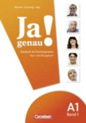 Ja genau!: Kurs- und Ubungsbuch mit Losungen und CD A1 Band 1