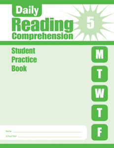 Daily Reading Comprehension, Grade 5 Student Edition Workbook (5-Pack)