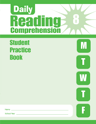 DAILY READING COMPREHENSION, GRADE 8 STUDENT BOOK 5 PACK