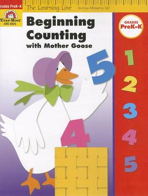 Learning Line: Beginning Counting with Mother Goose, Prek - Kindergarten, Workbook