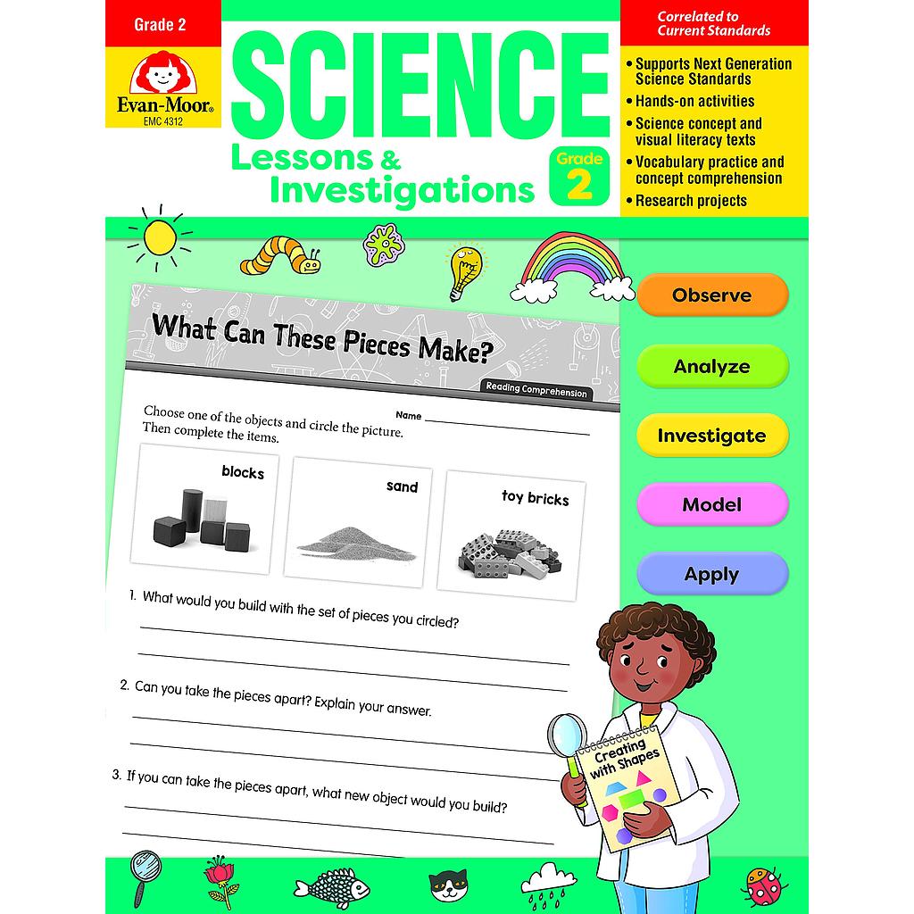 Science Lessons and Investigations, Grade 2 Teacher Resource