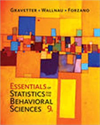 Essentials Statistics Behavioral Sciences