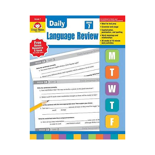 Daily Language Review, Grade 7 Teacher Edition