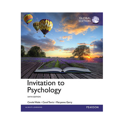 Invitation to Psychology, Global Edition