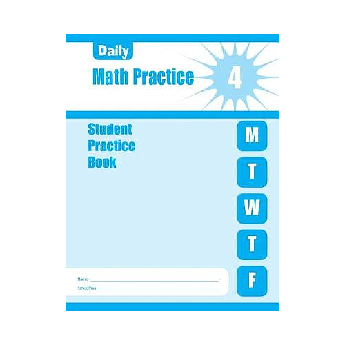 DAILY MATH, PRACTICE, GRADE 4 STUDENT BOOK 5 PACK