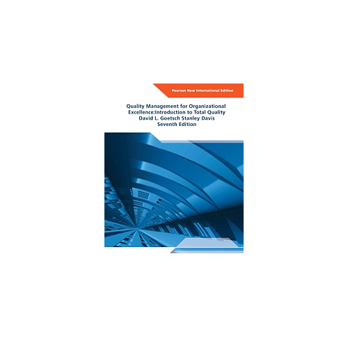 Quality Management For Organizational Excellence Ebook