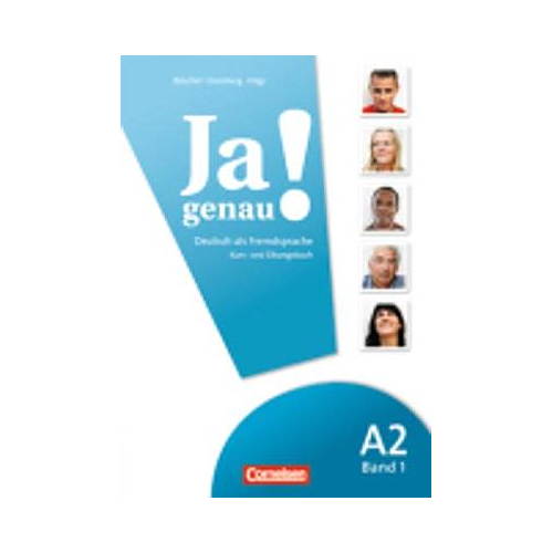 Ja genau!: Kurs- und Ubungsbuch mit Losungen und CD A2 Band 1