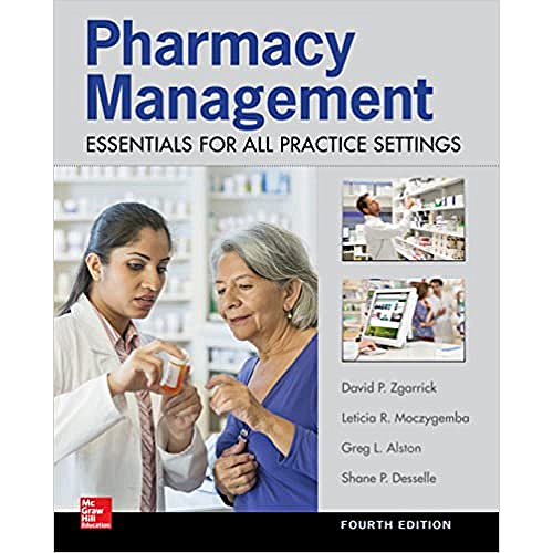 Pharmacy Management: Essentials for All Practice Settings