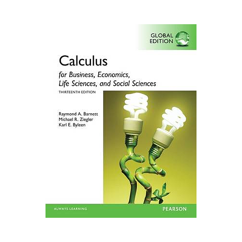Calculus for Business, Economics, Life Sciences and Social Sciences, Global Edition