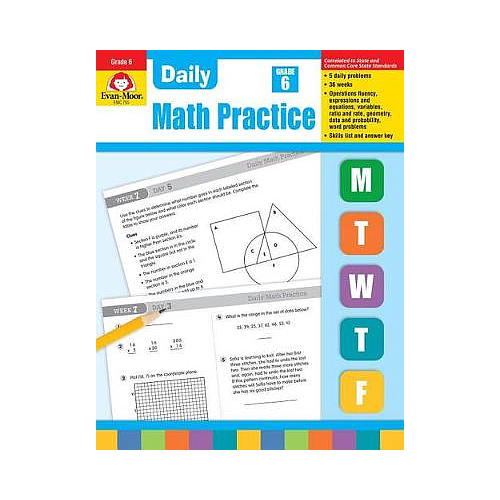 Daily Math Practice, Grade 6 Teacher Edition