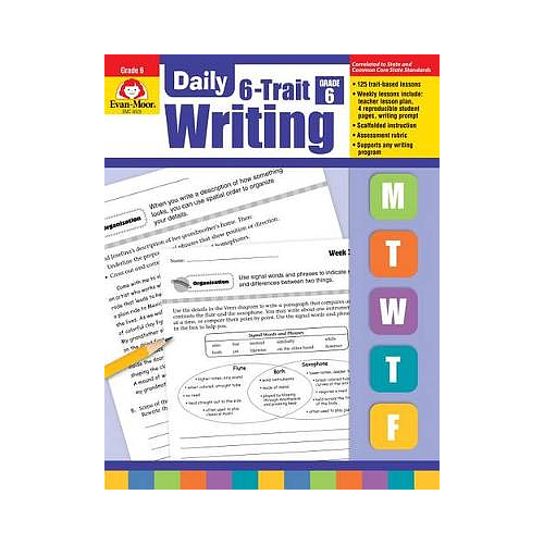 Daily 6-Trait Writing, Grade 6