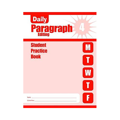 DAILY PARAGRAPH EDITING, GRADE 4 STUDENT BOOK 5 PACK