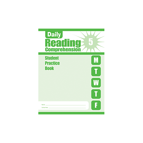Daily Reading Comprehension, Grade 5 Student Edition Workbook (5-Pack)