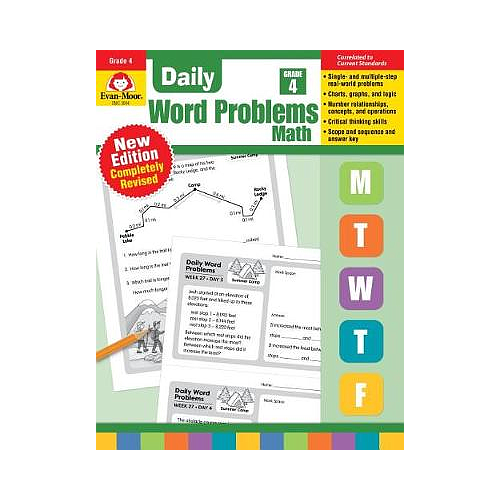 Daily Word Problems Math, Grade 4 Teacher Edition