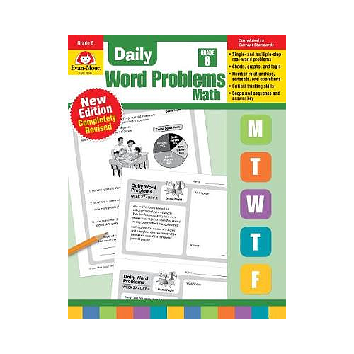 Daily Word Problems Math, Grade 6 Teacher Edition