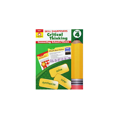 Skill Sharpeners: Critical Thinking, Grade 4 Workbook