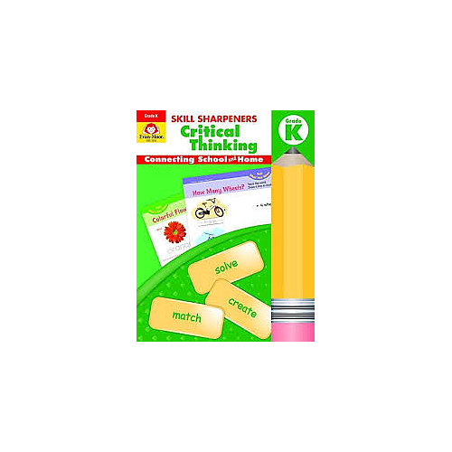 Skill Sharpeners: Critical Thinking, Kindergarten Workbook