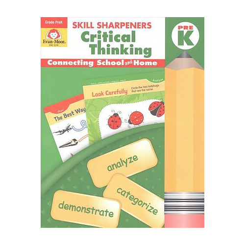 Skill Sharpeners: Critical Thinking, Prek Workbook