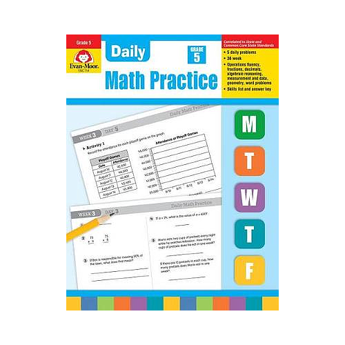 Daily Math Practice, Grade 5 Teacher Edition
