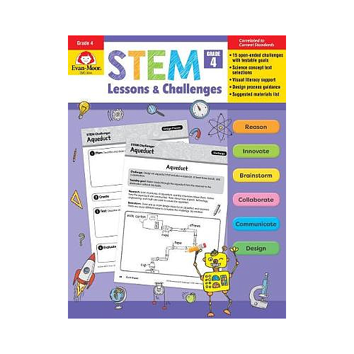 Stem Lessons and Challenges, Grade 4 Teacher Resource