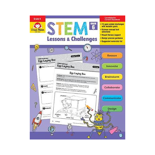 Stem Lessons and Challenges, Grade 6 Teacher Resource