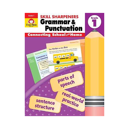 Skill Sharpeners Grammar and Punctuation, Grade 1