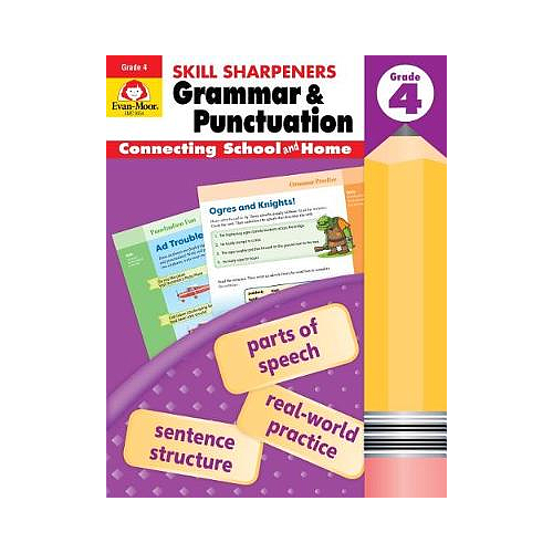 Skill Sharpeners Grammar and Punctuation, Grade 4