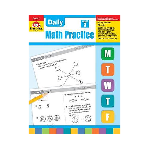 Daily  Math Practice, Grade 3