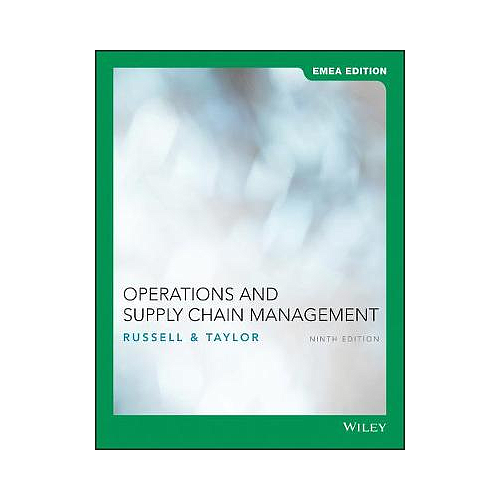 Operations and Supply Chain Management