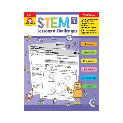 Stem Lessons and Challenges, Grade 1 Teacher Resource