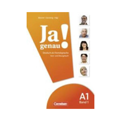 Ja genau!: Kurs- und Ubungsbuch mit Losungen und CD A1 Band 1