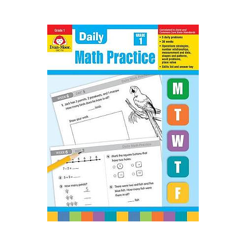 Daily  Math Practice, Grade 1